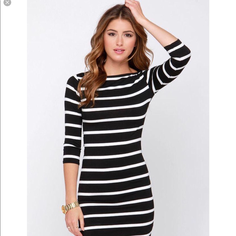 Lulu’s Striped T-shirt Dress